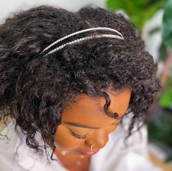 Pearls And Diamond Duo Headband