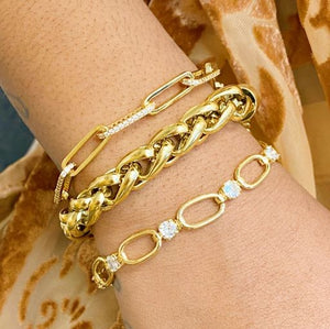 Bold And Edgy Chain Bracelet