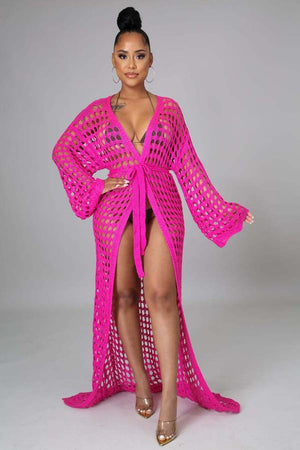 SEXY CROCHET COVER-UP KIMONO