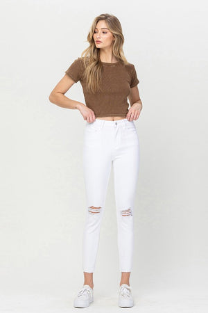 HIGH RISE CROP SKINNY