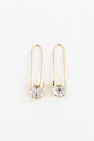 Sparkling Pin Hook Earrings