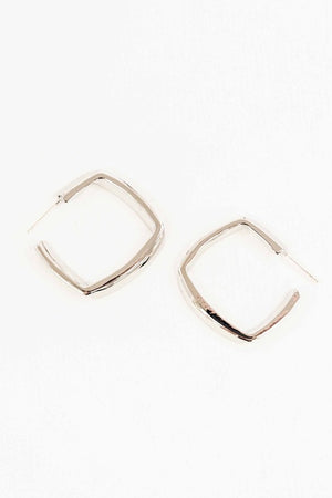 Angular Hoop Earrings