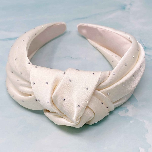 So Satin Knotted Headband