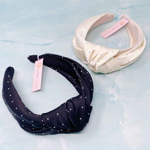 So Satin Knotted Headband