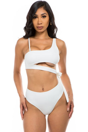 ONE SHOLDER TWO-PIECE BIKINI