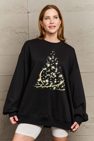 Simply Love Full Size Graphic Round Neck Sweatshirt